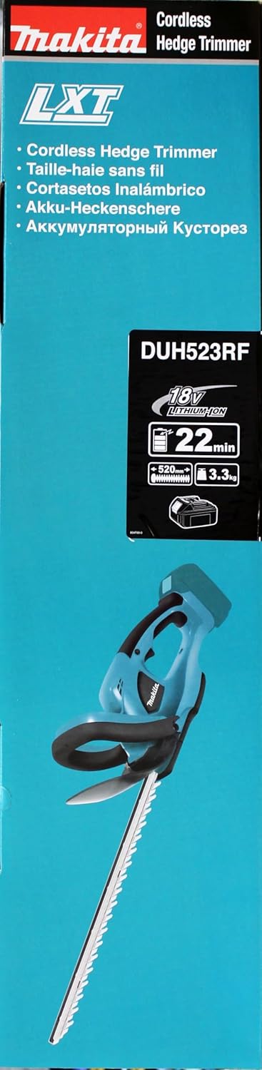 Makita DUH523RF – 18V Akku-Heckenschere (52 cm) inkl. Akku & Ladegerät - Maschinen Brennholz